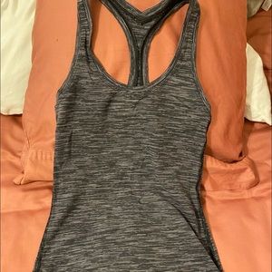 Grey Lululemon tank top